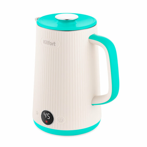 Чайник Kitfort КТ-6197-2 бело-зеленый 2490₽