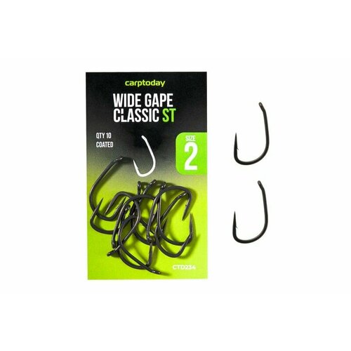 фото Крючки карповые carptoday wide gape classic st размер №2