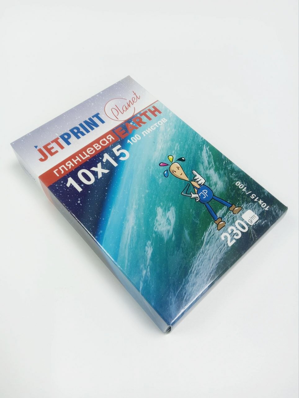 Фотобумага 10x15 глянцевая (230г/м², 100л) JetPrint (премиум) [1.04.05.60.04]