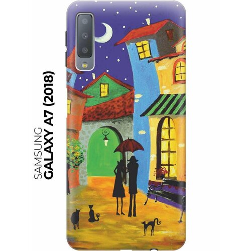 RE: PAЧехол - накладка ArtColor для Samsung Galaxy A7 (2018) с принтом Разноцветный город re paчехол накладка artcolor для samsung galaxy a7 2018 с принтом разноцветный город