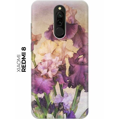 RE: PA Чехол - накладка ArtColor для Xiaomi Redmi 8 с принтом Фиолетовые цветы re pa чехол накладка artcolor для xiaomi redmi 6a с принтом фиолетовые цветы