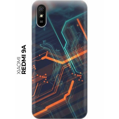 RE: PA Накладка Transparent для Xiaomi Redmi 9A с принтом Микросхема re pa накладка transparent для xiaomi redmi 9a с принтом пчела и цветок