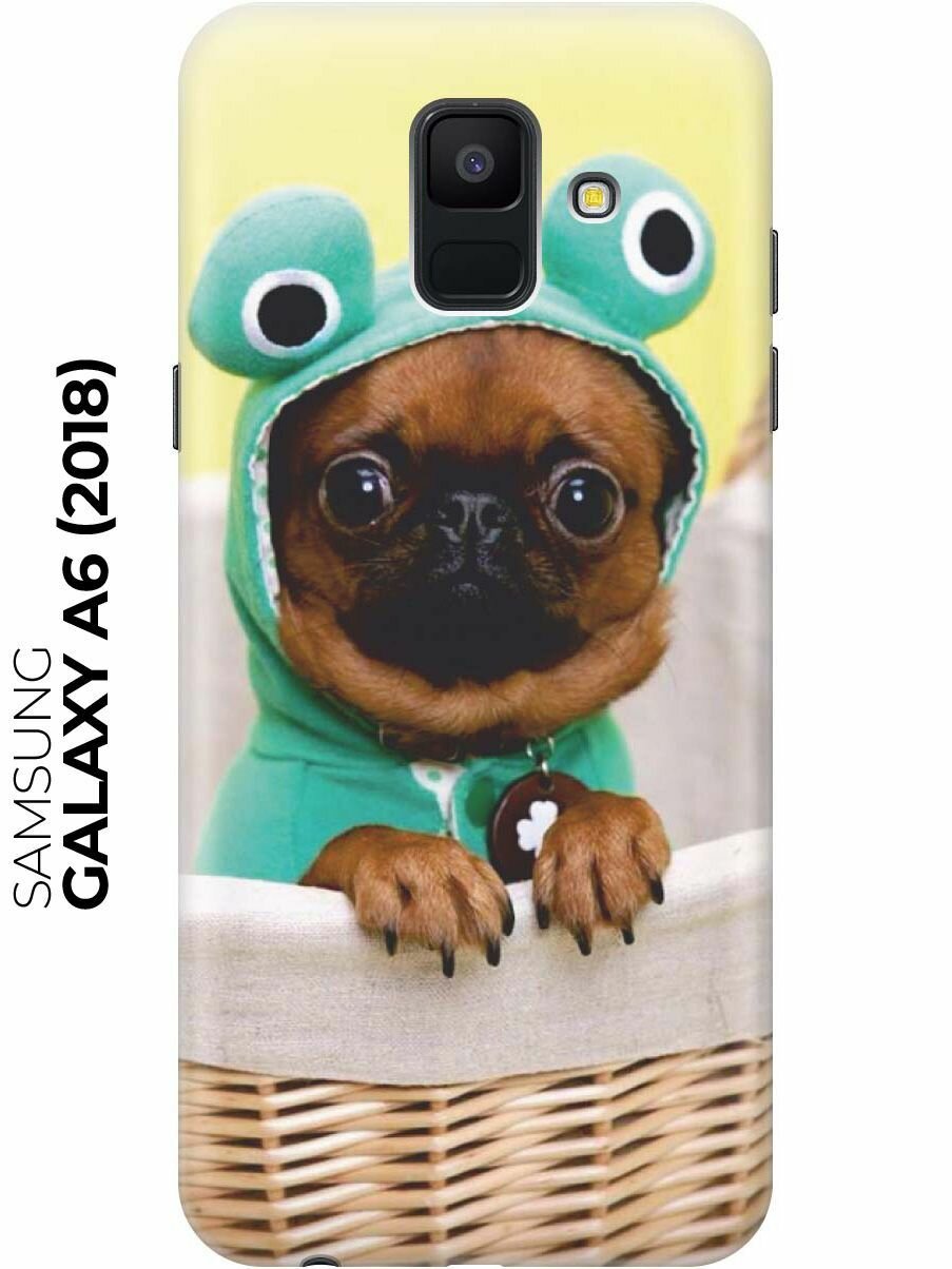 RE: PAЧехол - накладка ArtColor для Samsung Galaxy A6 (2018) с принтом "Собака в смешной шапке"