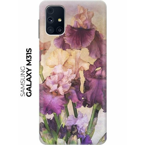 RE: PA Cиликоновый чехол - накладка ArtColor для Samsung Galaxy M31S с принтом Фиолетовые цветы re pa чехол накладка artcolor для samsung galaxy a01 с принтом фиолетовые цветы