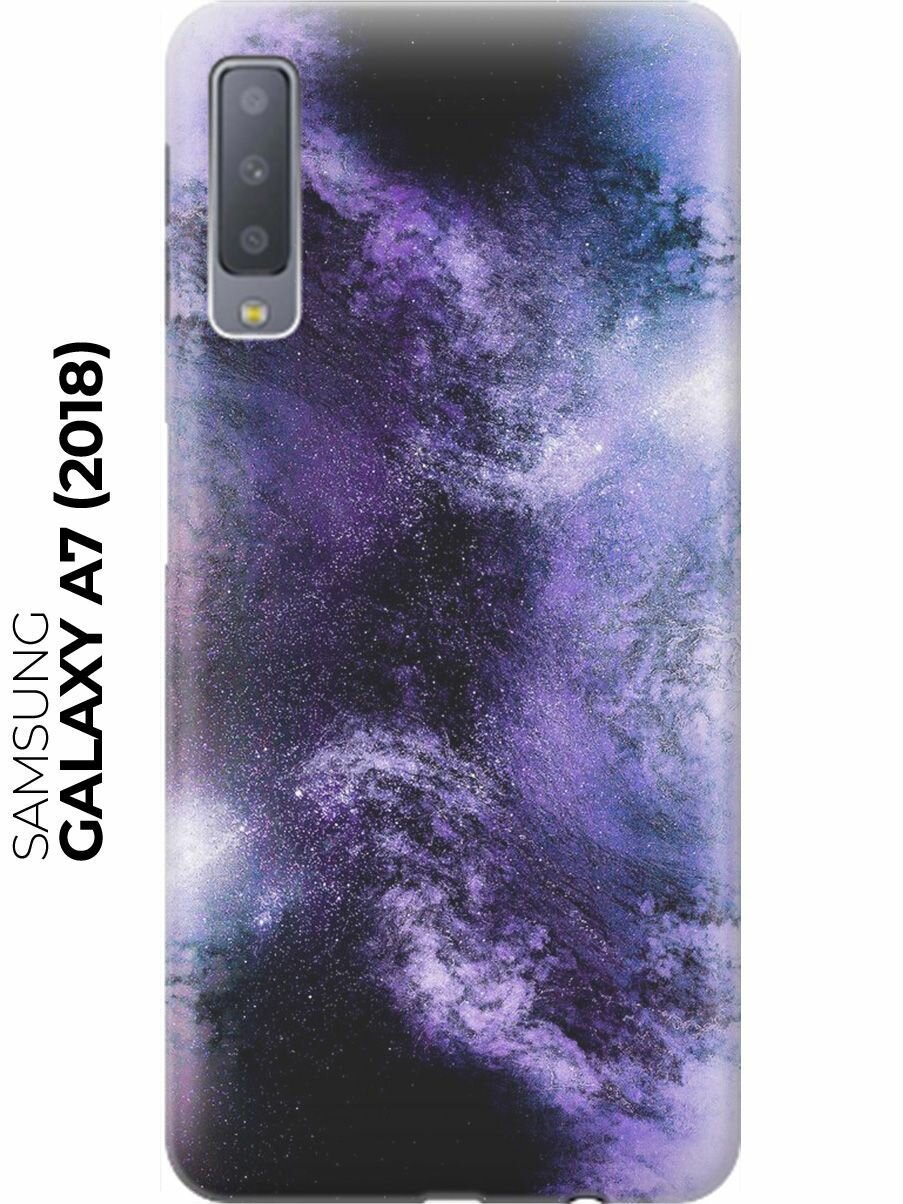 RE: PA Накладка Transparent для Samsung Galaxy A7 (2018) с принтом "Космическое свечение"