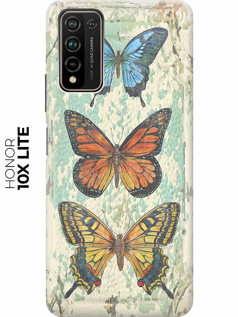 фото RE: PA Чехол - накладка ArtColor для Honor 10X Lite с принтом "Три бабочки"