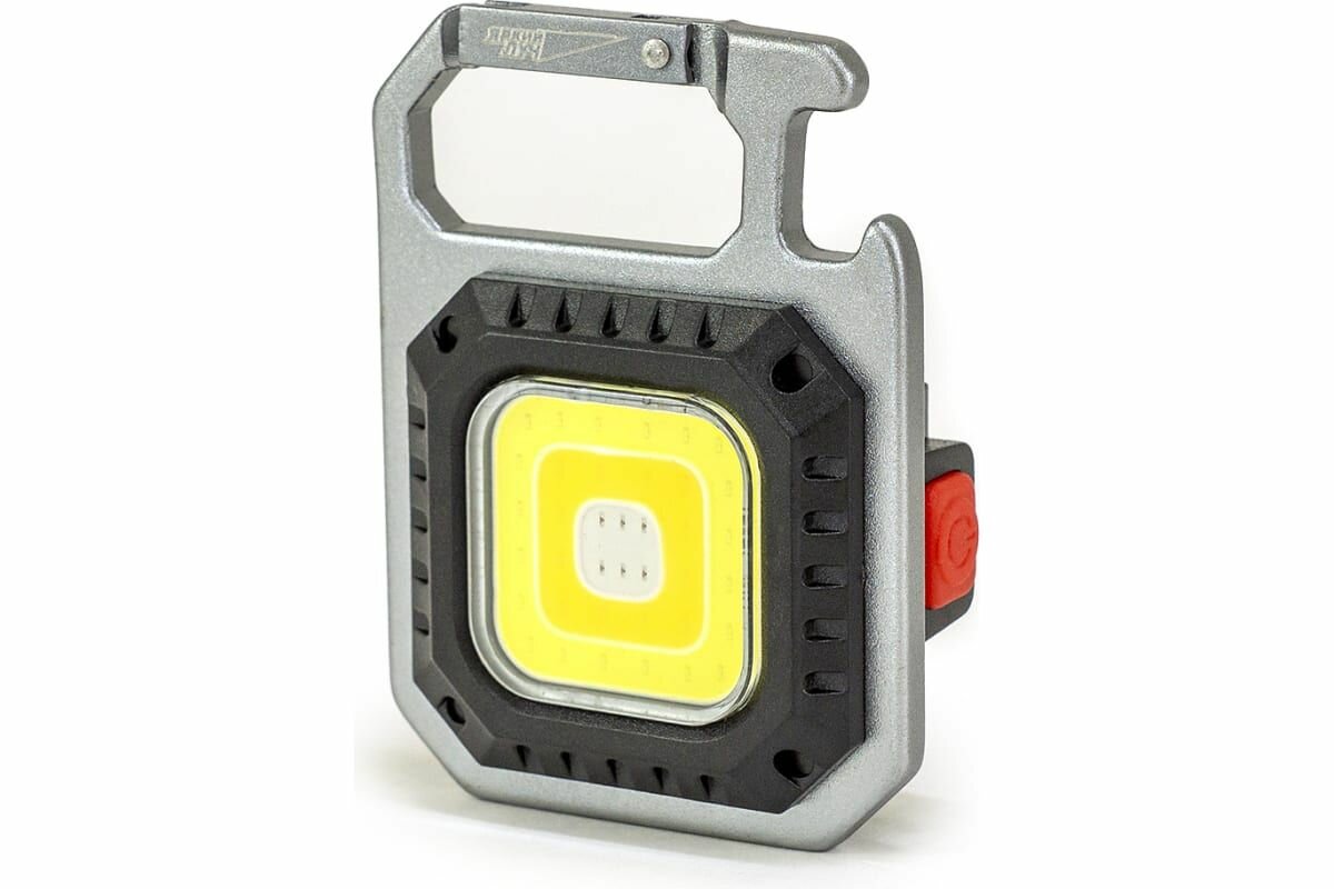 фото Фонарь-мультитул яркий ЛУЧ KM-130 Муравей COB-брелок max670лм +red, акк.400mAh