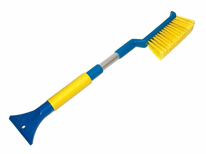 Щетка сметка со скребком, телескопическая 53-66 см