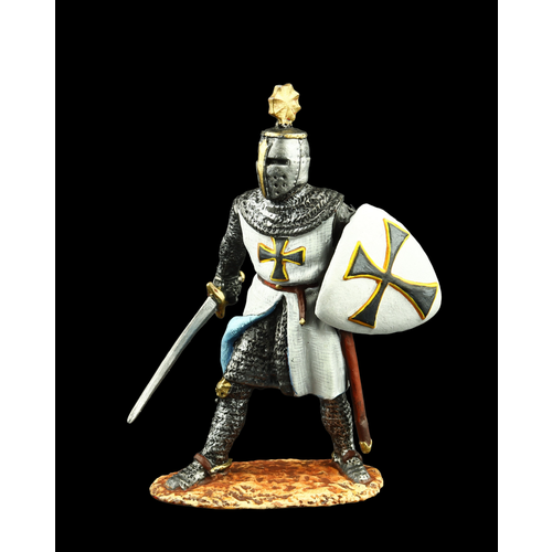 Оловянный солдатик SDS: Тевтонский рыцарь, XIII в. оловянный солдатик sds рыцарь миннезингер рейнмар фон цветер xiii в