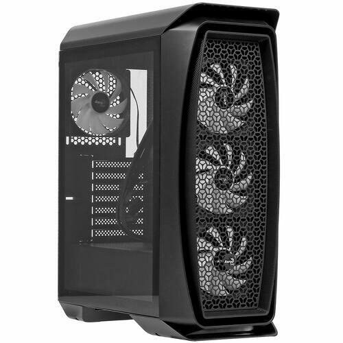 Корпус ATX AEROCOOL Aero One Frost-G-BK-v1, Midi-Tower, без БП, черный - фото №8