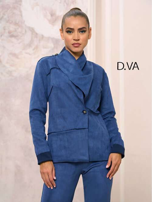 Пиджак D.va, размер 54, синий