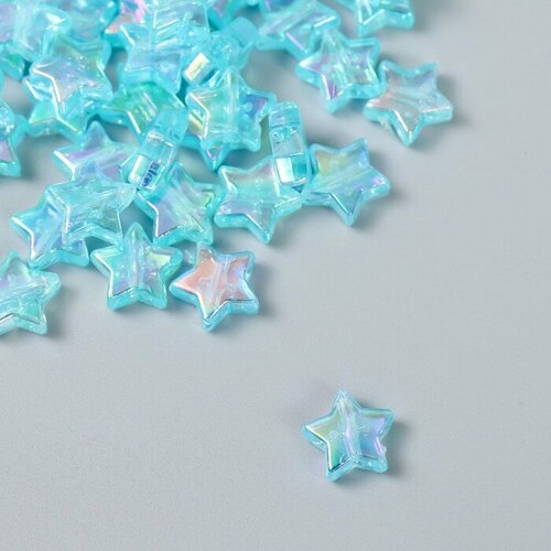 Набор бусин для творчества пластик Звезда. Голубой перламутр набор 20 гр 1,1х1,1х0,4 см набор бусин для творчества пластик звезда голубой перламутр набор 20 гр 1 1х1 1х0 4 см