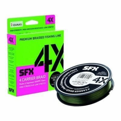 Шнур плетеный Sufix SFX 4X зеленый 135 м 0.37 мм 28.2 кг