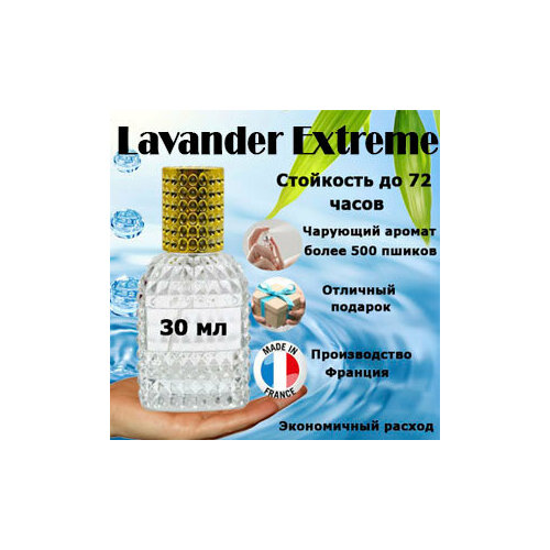 Масляные духи Lavender Extreme, унисекс, 30 мл. духи женские dilis parfum ночная фиалка 9 5 мл