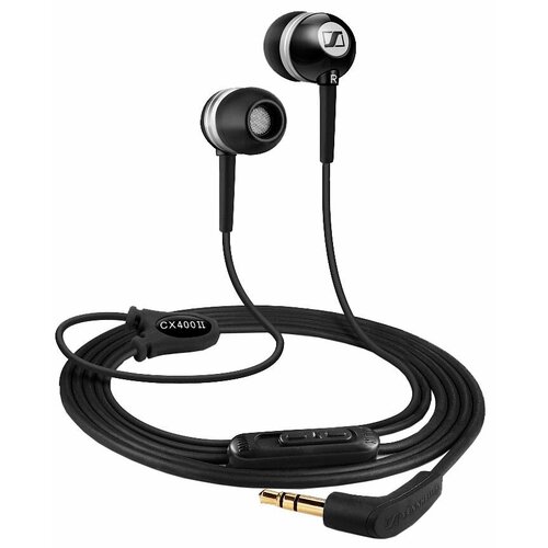 Наушники проводные Sennheiser CX400-II Precision, 3.5 мм, черный