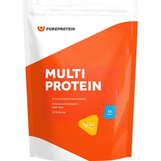 Протеин Pureprotein Мультикомпонентный Банан 1000г