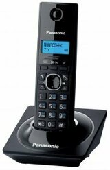 Радиотелефон PANASONIC KX-TG1711RUB черный