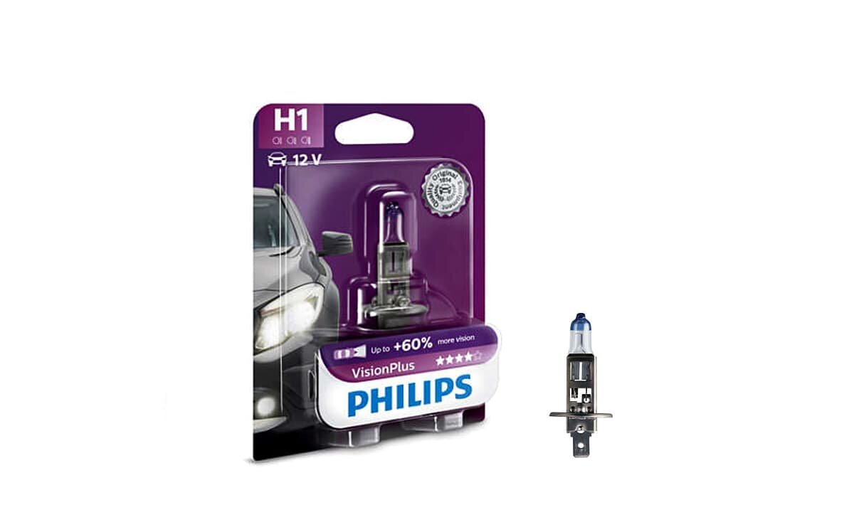 Лампа Philips H1 Vision Plus одиночка
