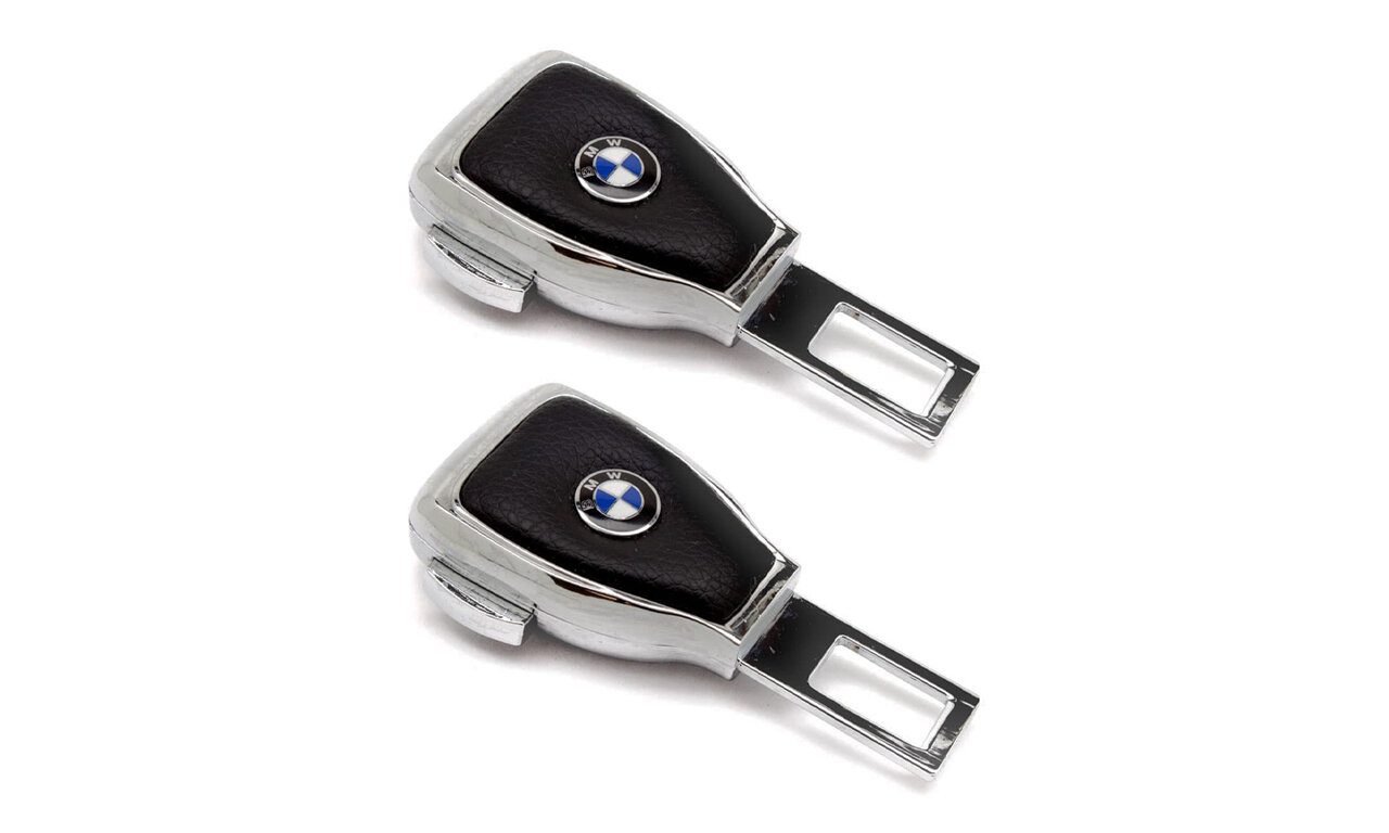 Комплект: заглушка ремня безопасности BMW с приемником для ремня 2 шт.