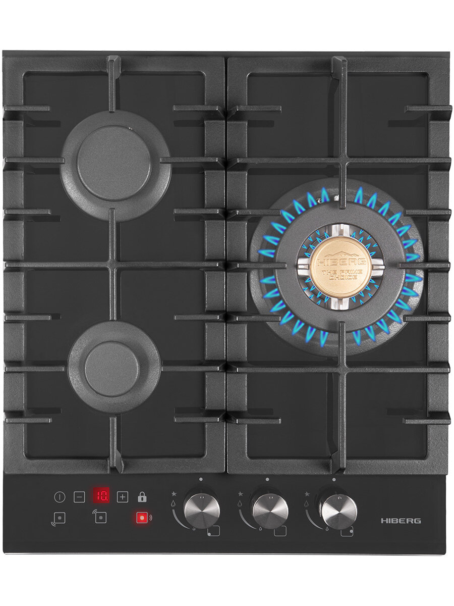 Газовая варочная панель HIBERG VM 4535 B