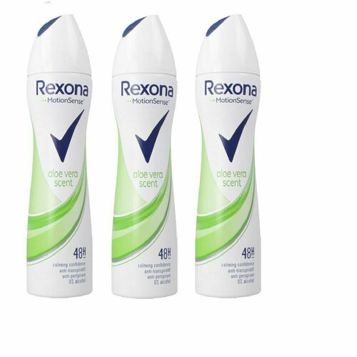 Антиперспирант-дезодорант спрей Rexona ALOE VERA 3шт х 200 мл