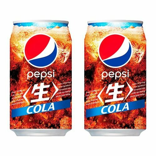 Газированный напиток Pepsi Cola со вкусом колы (Япония), 340 мл (2 шт)