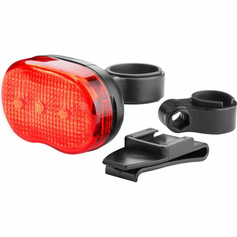 STELS Фонарь задний JY-006T black/red 3 диода LU033083