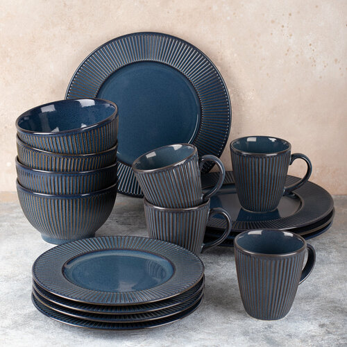 Столовый сервиз Dark Blue на 4 персоны, 16 предметов