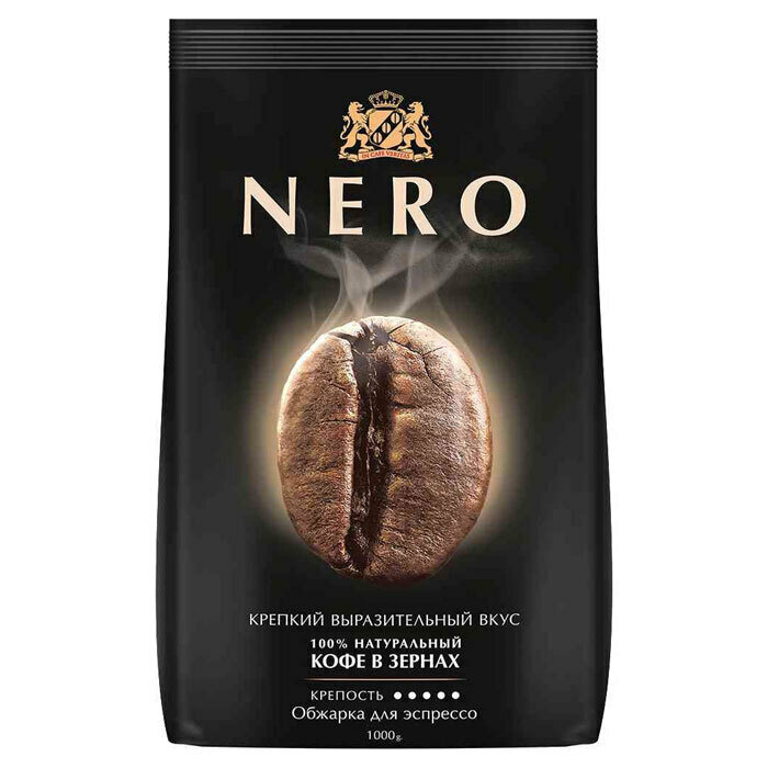 Кофе в зернах Ambassador Nero 1000 гр