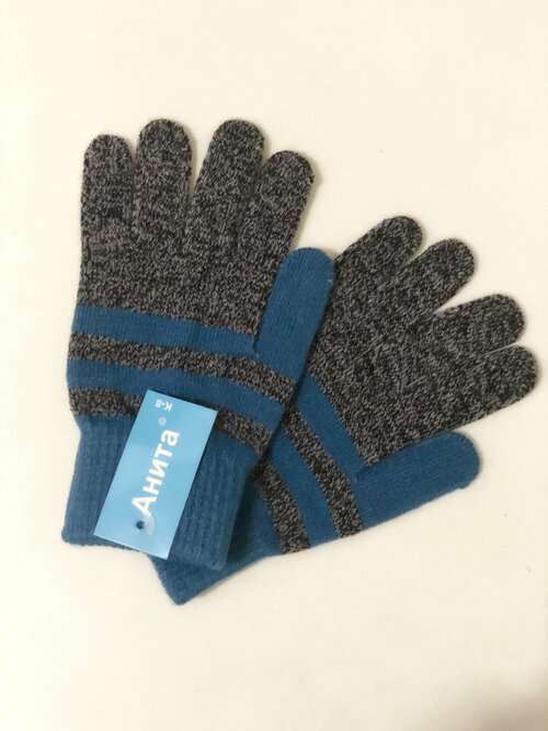 Перчатки Anita, размер 8, синий, серый