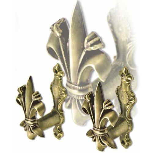 фото Denix de-11-l крепление флер-де-лис, латунь denix