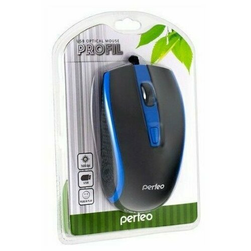 Мышь Perfeo PF-383-OP-B черныйсиний 36300₽