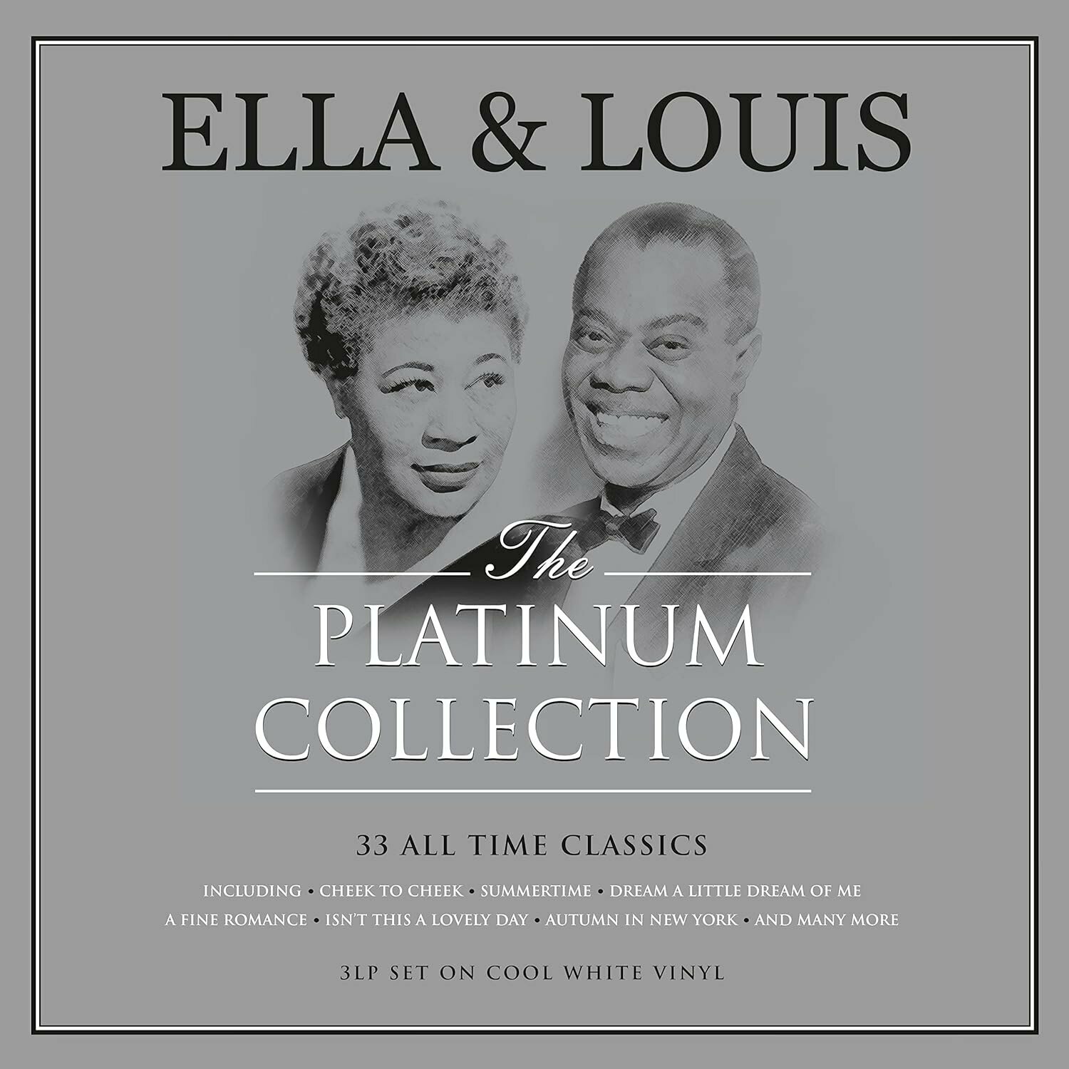 Виниловая пластинка Ella Fitzgerald & Louis Armstrong. Platinum Collection. White (3 LP)