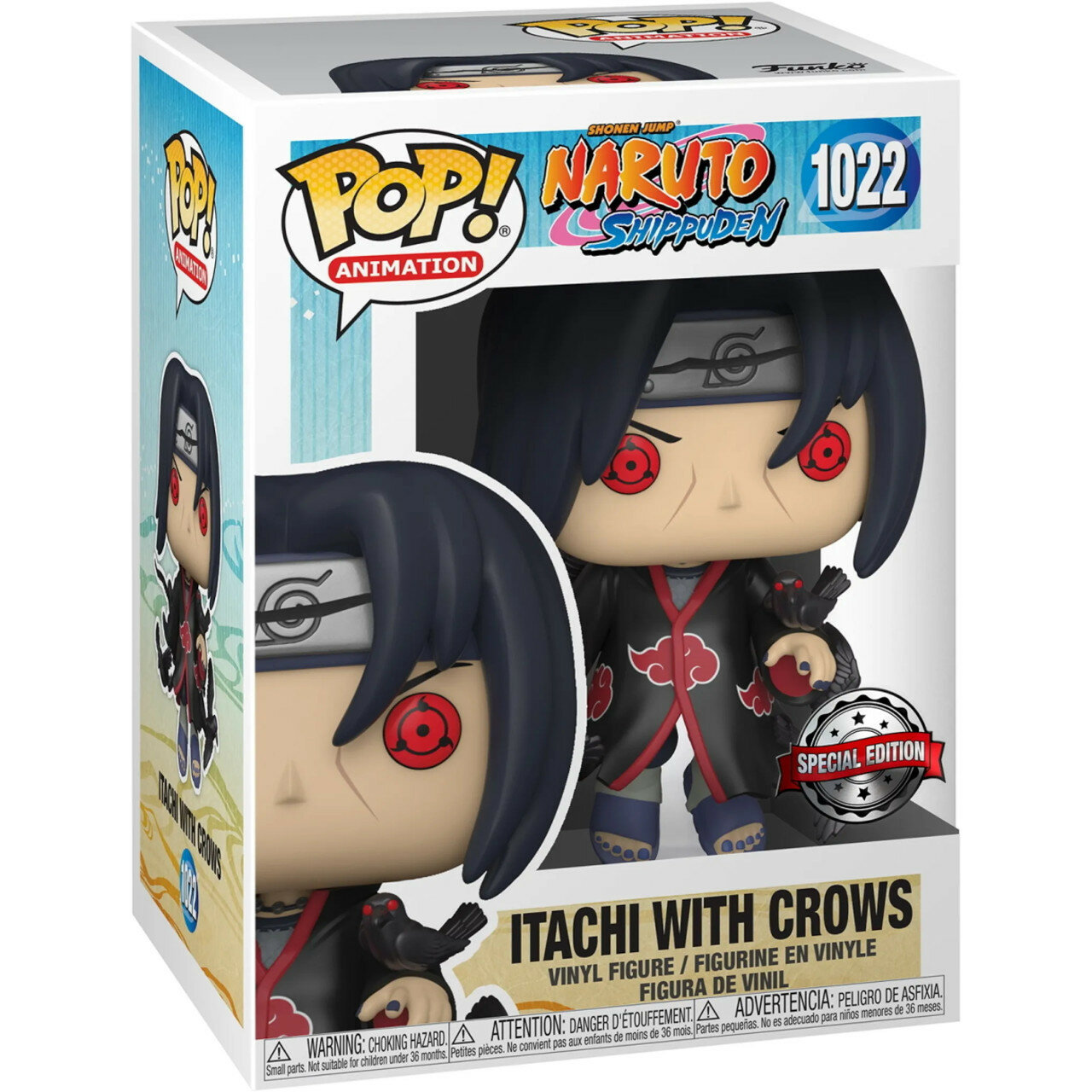 Фигурка Funko POP! Animation Naruto: Shippuden Itachi Uchiha with Crows (Exc) 54581 — фото 1