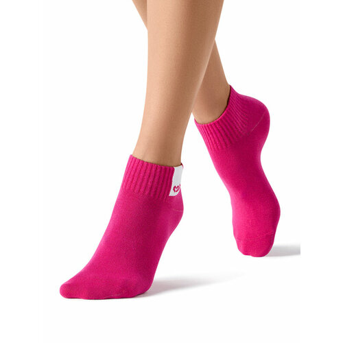 Женские носки MiNiMi укороченные, размер 39/41, фуксия