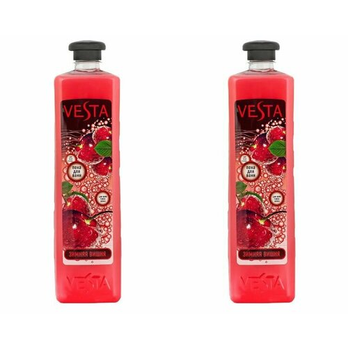 Vesta Пена для ванн Зимняя вишня 1л 2 шт 594₽