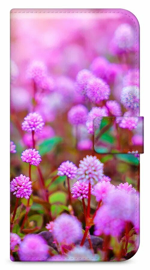 Чехол-книжка "Цветочный фон 4 book" на Samsung Galaxy J8 / Самсунг Галакси Джей 8
