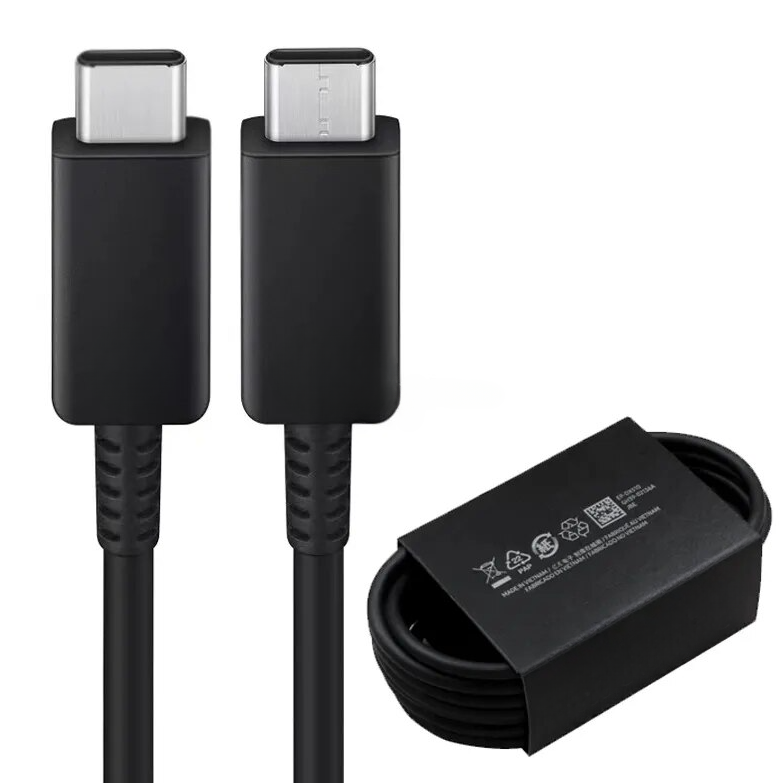 Зарядное устройство для Samsung с кабелем USB Type-C / Адаптер питания Super Fast Charging 45W / Быстрая зарядка 45W