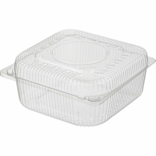 Контейнер ПФ-К15Н/Т, 153х153х74мм, прозрач, 600шт/упак