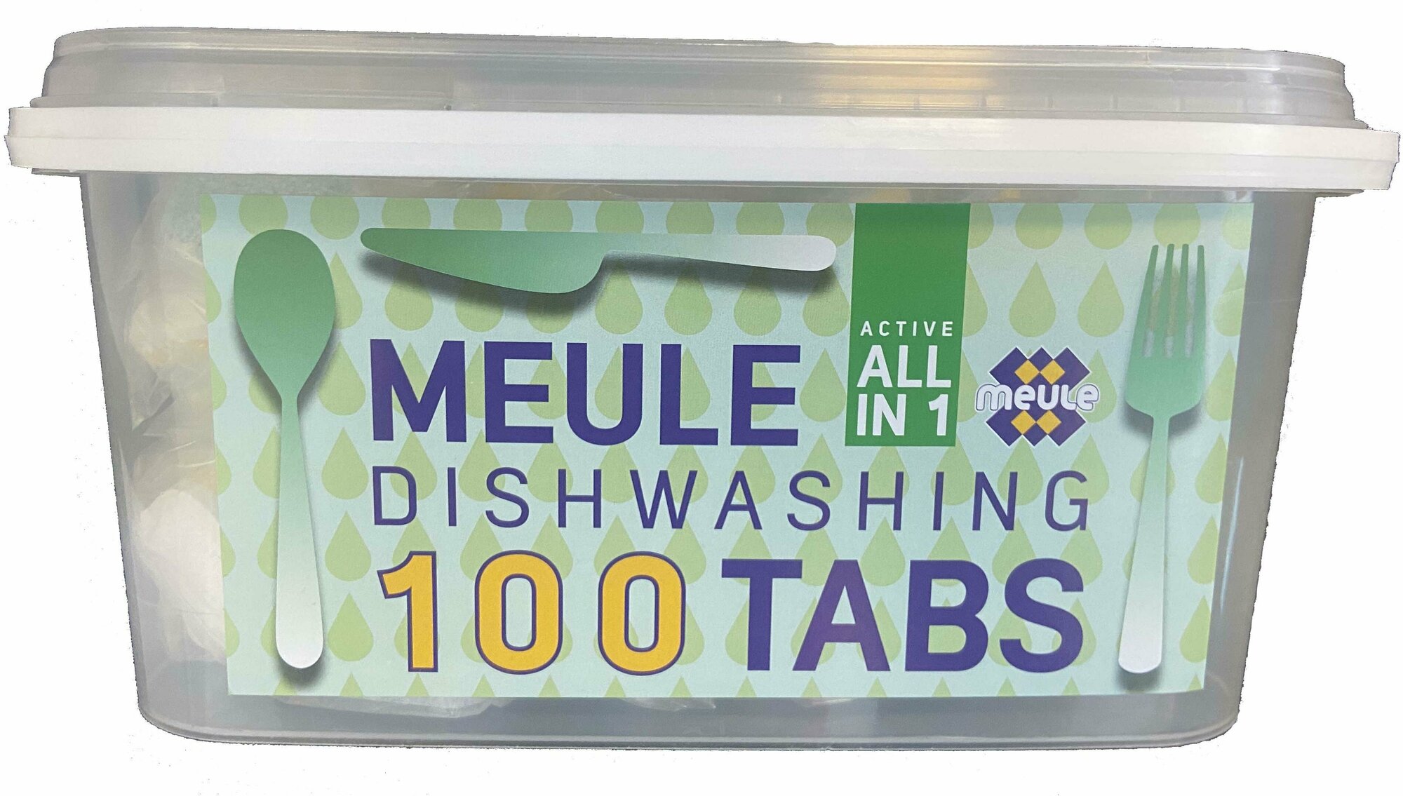 Средство чистящее Meule All in one для посудомоечных машин 100шт - фото №3