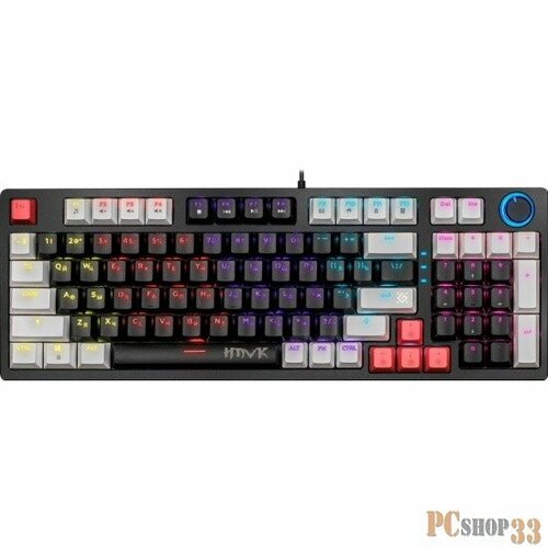 Механическая клавиатура Defender Hawk GK-418 RU радужн97кн15м крас свитч 282300₽