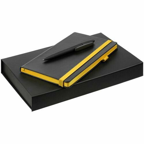 Набор Ton, черный с желтым коробка adviser под ежедневник ручку черная