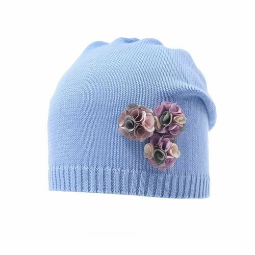 фото Шапка бини андерсен, размер 50-52, голубой