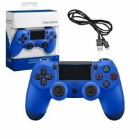 Джойстик/Беспроводной Геймпад для PS4/DualShock 4, синий