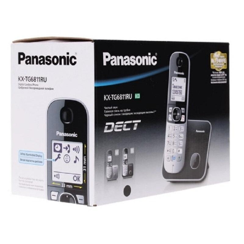 Panasonic KX-TG6811RUB (Беспроводной телефон DECT) - фотография № 17