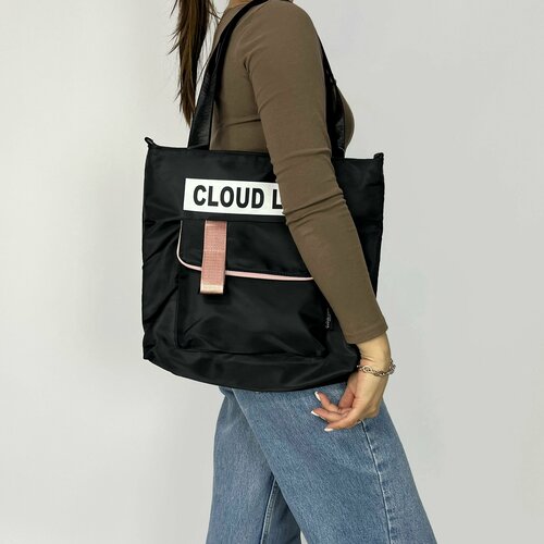 фото Сумка шоппер kongunla, черный