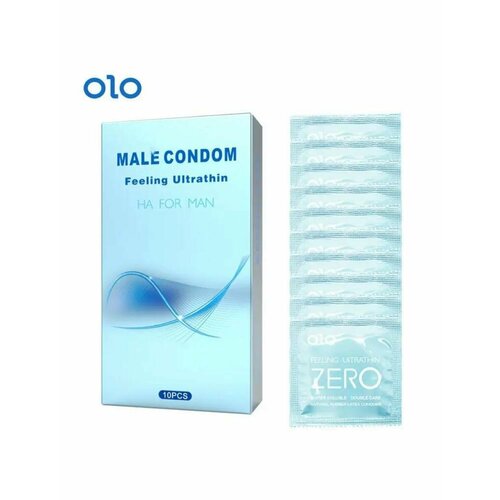 Ультратонкие презервативы OLO обнаженное чувство, 1 упаковка, 10шт