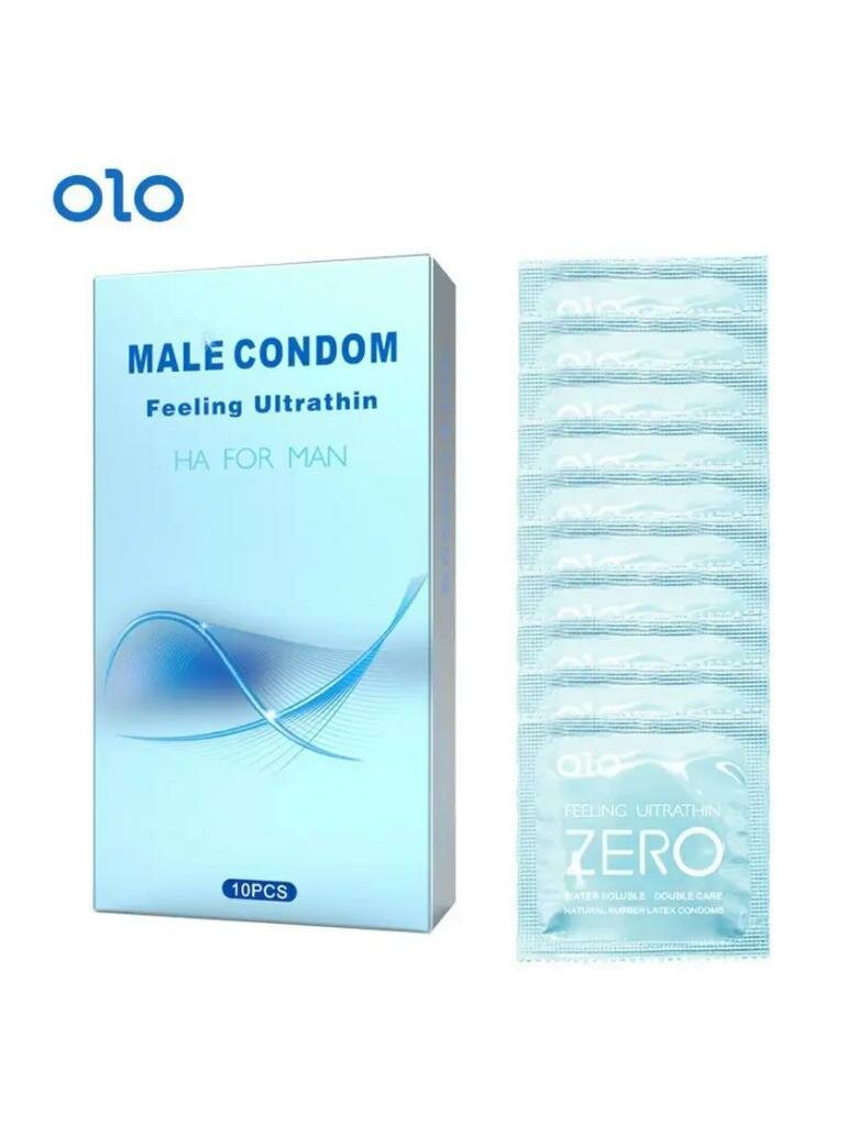 Ультратонкие презервативы OLO обнаженное чувство, 1 упаковка, 10шт