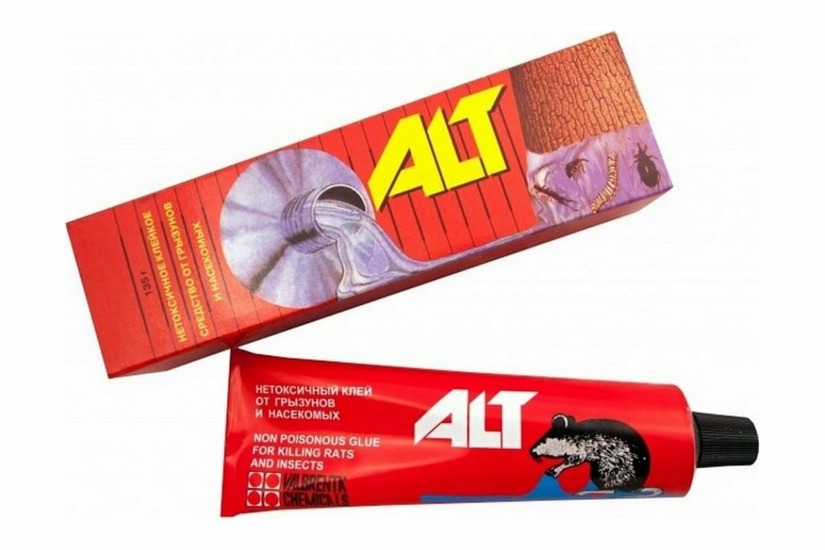 Клей ALT (135 г) - средство для отлова грызунов и насекомых. - фотография № 20