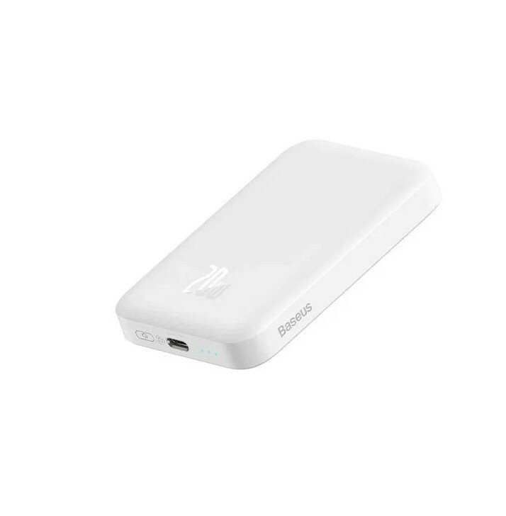 Внешний аккумулятор Baseus Magnetic Mini Wireless Fast Charge Power bank 6000mAh 20W 2022 Edition White (PPCX130002)